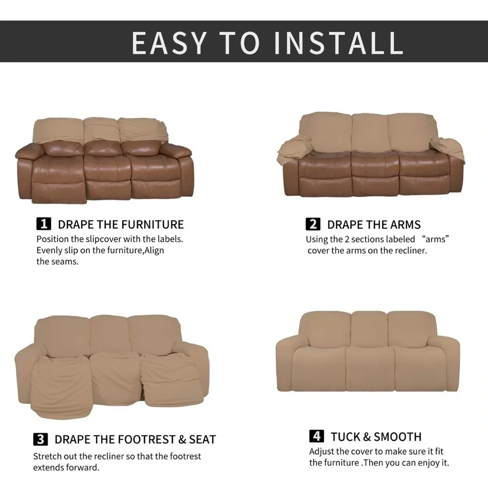 Microfiber Slipcover Soft Fitted